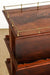 English Regency Style Tri-Level Serving Table w Gallery Top. - Salisbury & Manus