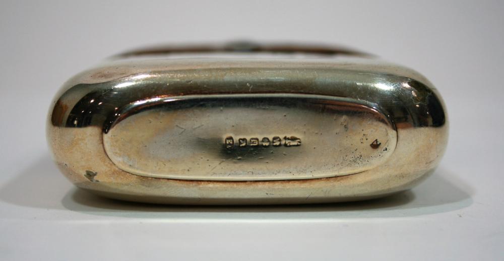 English Sterling Silver and Crocodile Flask - Salisbury & Manus