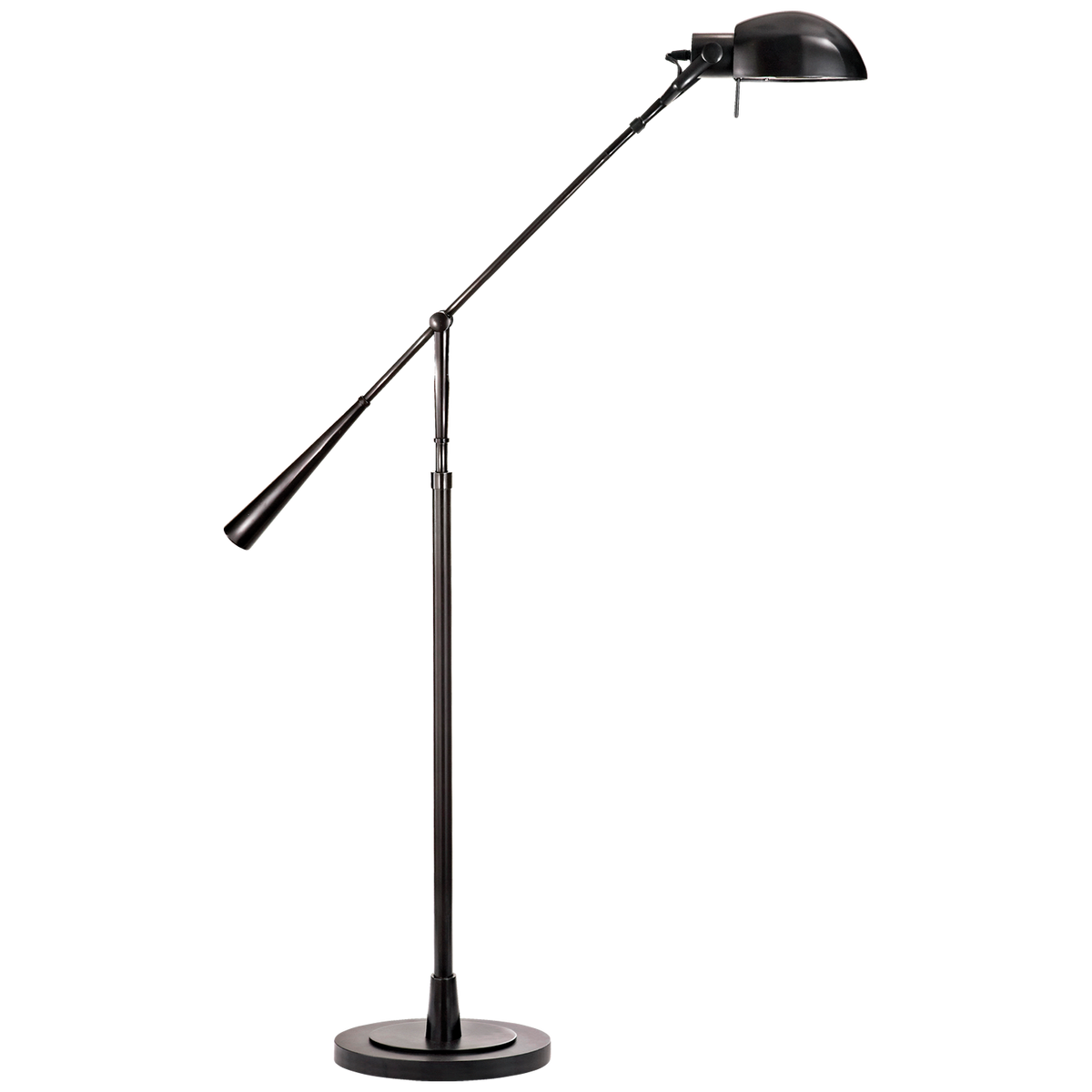 Equilibrium Floor Lamp in Black Nickel