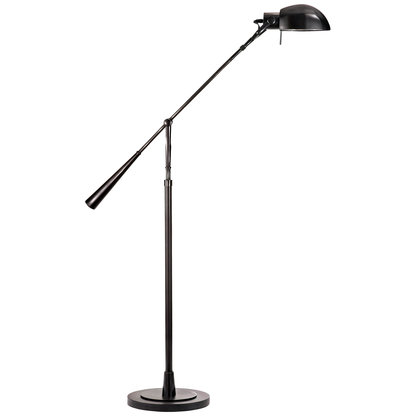 Equilibrium Floor Lamp in Black Nickel