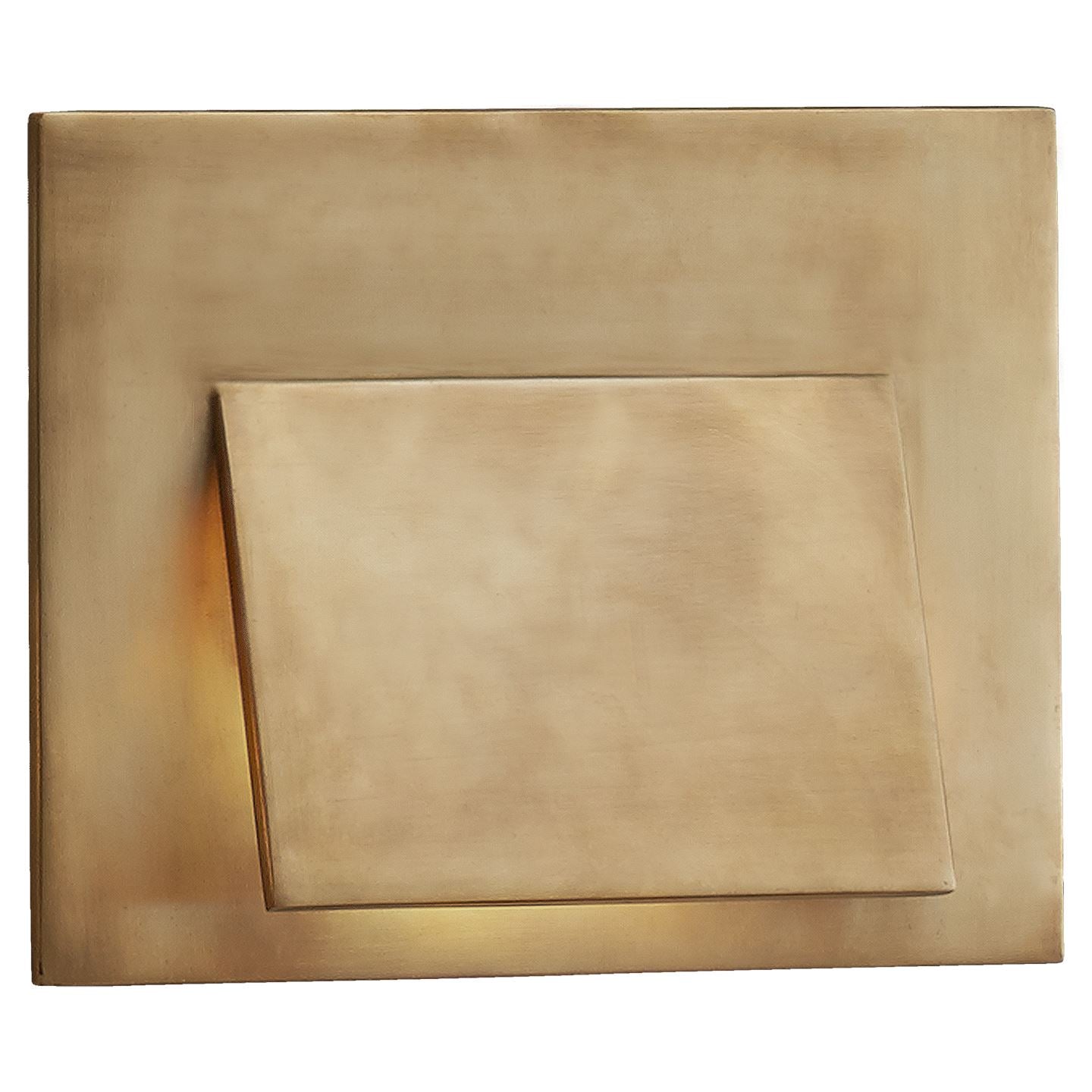 Esker Envelope Sconce in Antique-Burnished Brass - Salisbury & Manus
