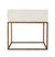 Fascinate Accent Table - Mourning White