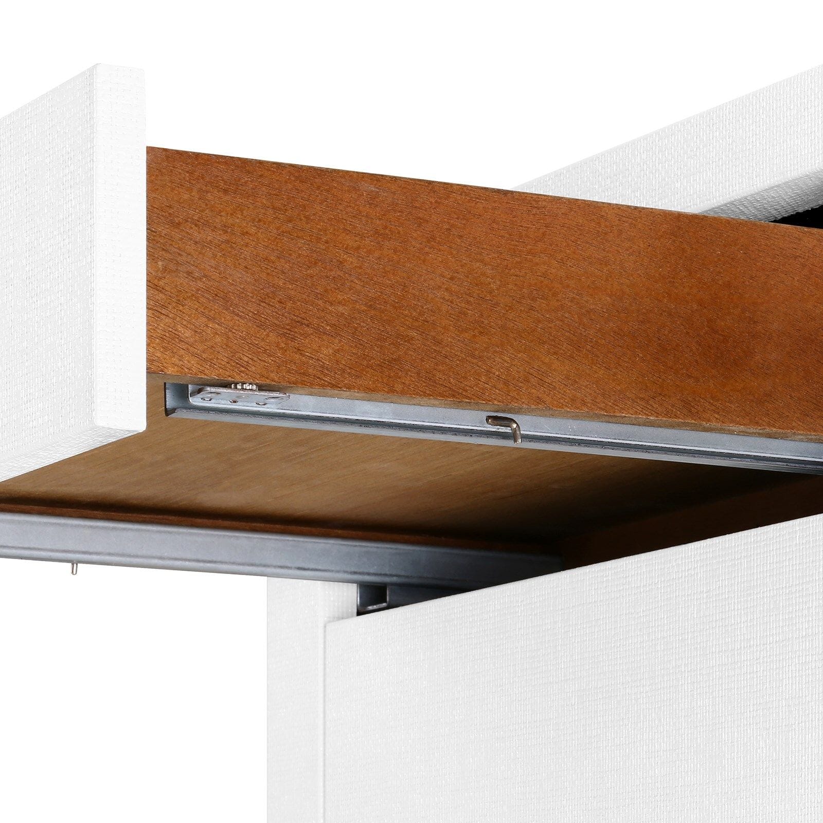 FREEMAN 1-DRAWER SIDE TABLE, CHIFFON WHITE