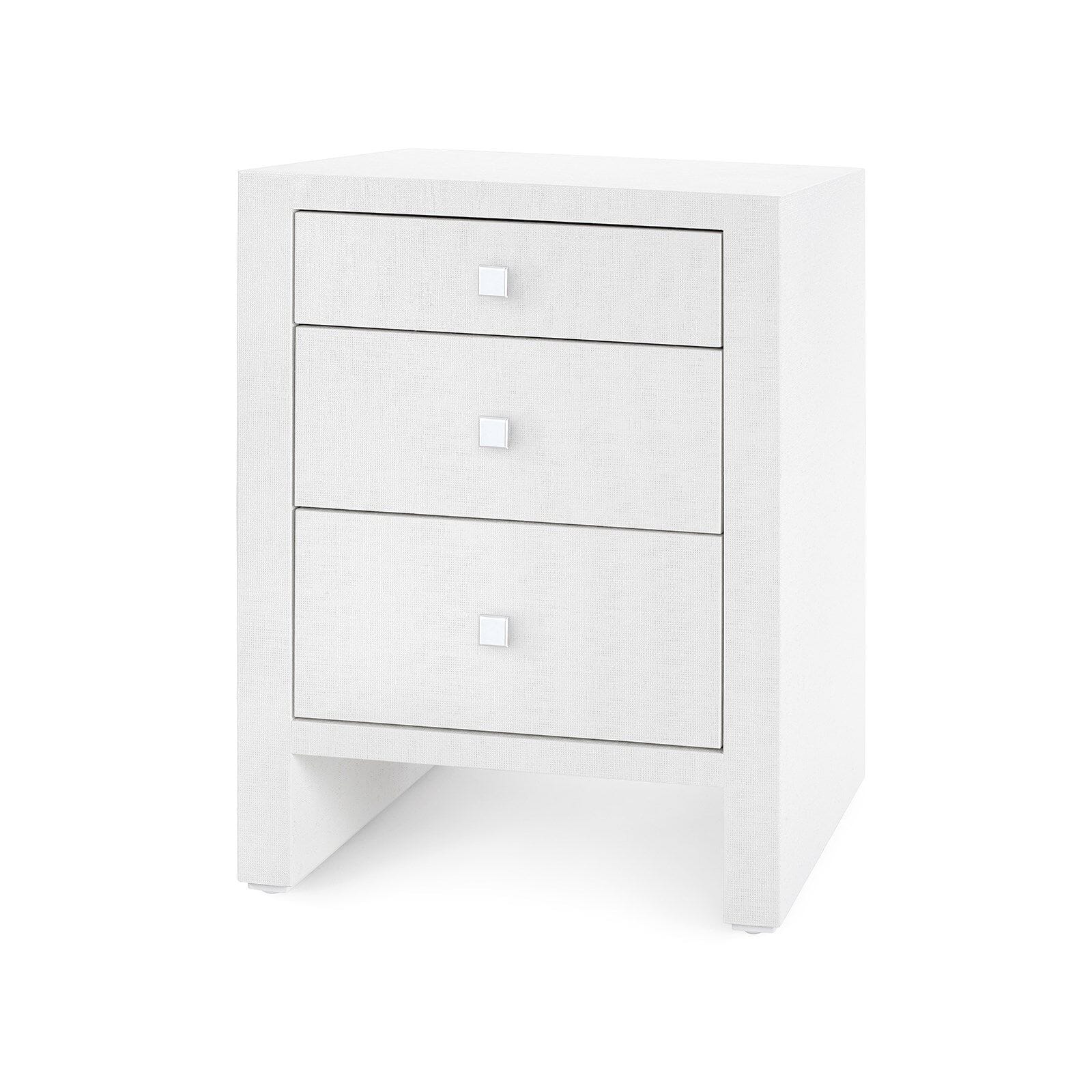 FREEMAN 1-DRAWER SIDE TABLE, CHIFFON WHITE