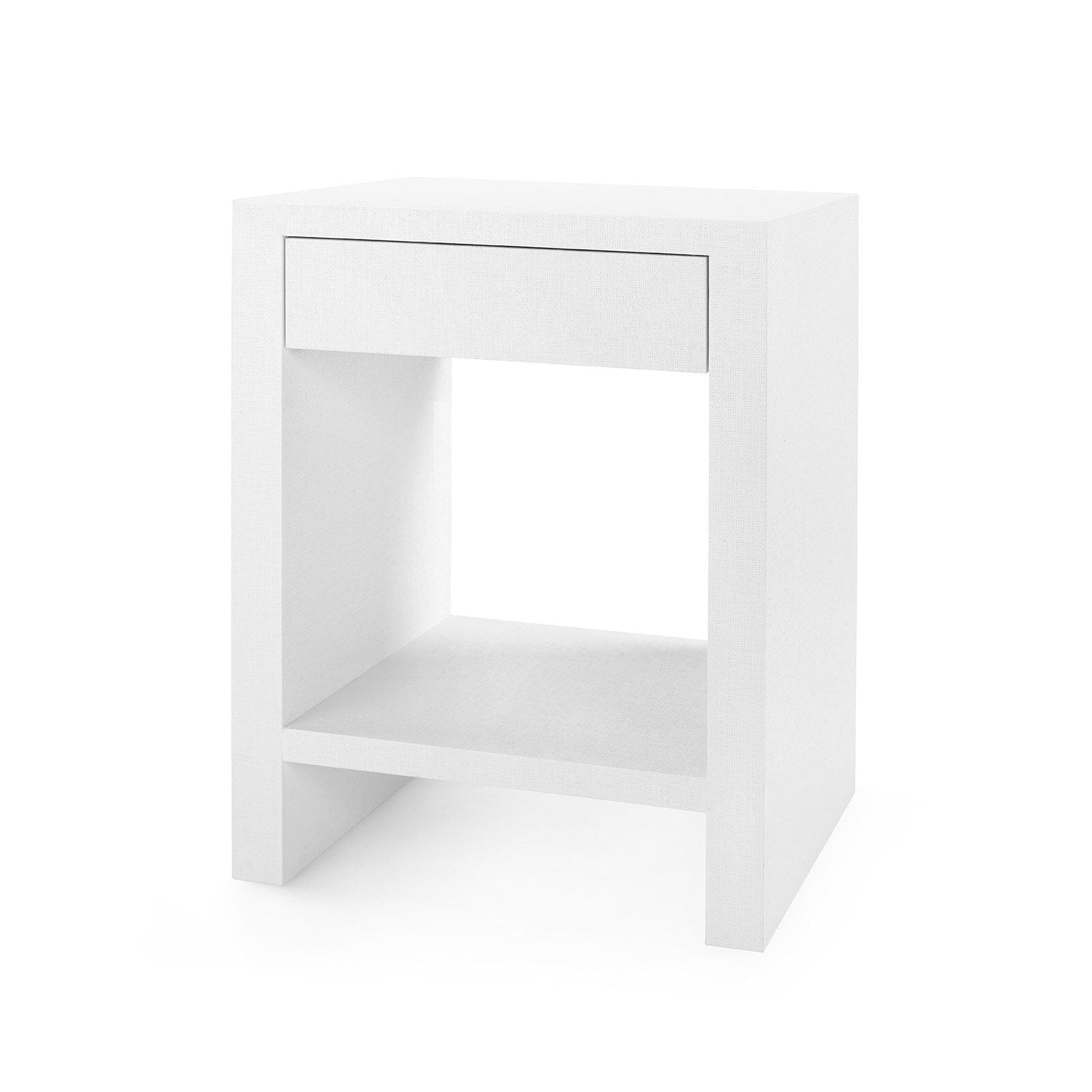 FREEMAN 1-DRAWER SIDE TABLE, CHIFFON WHITE