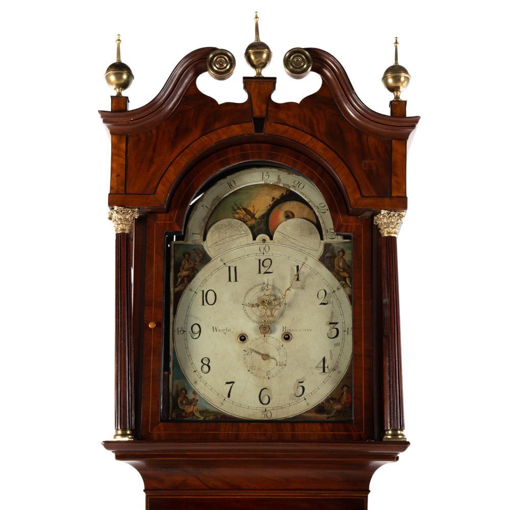George III Mahogany Tall Case Clock - Salisbury & Manus