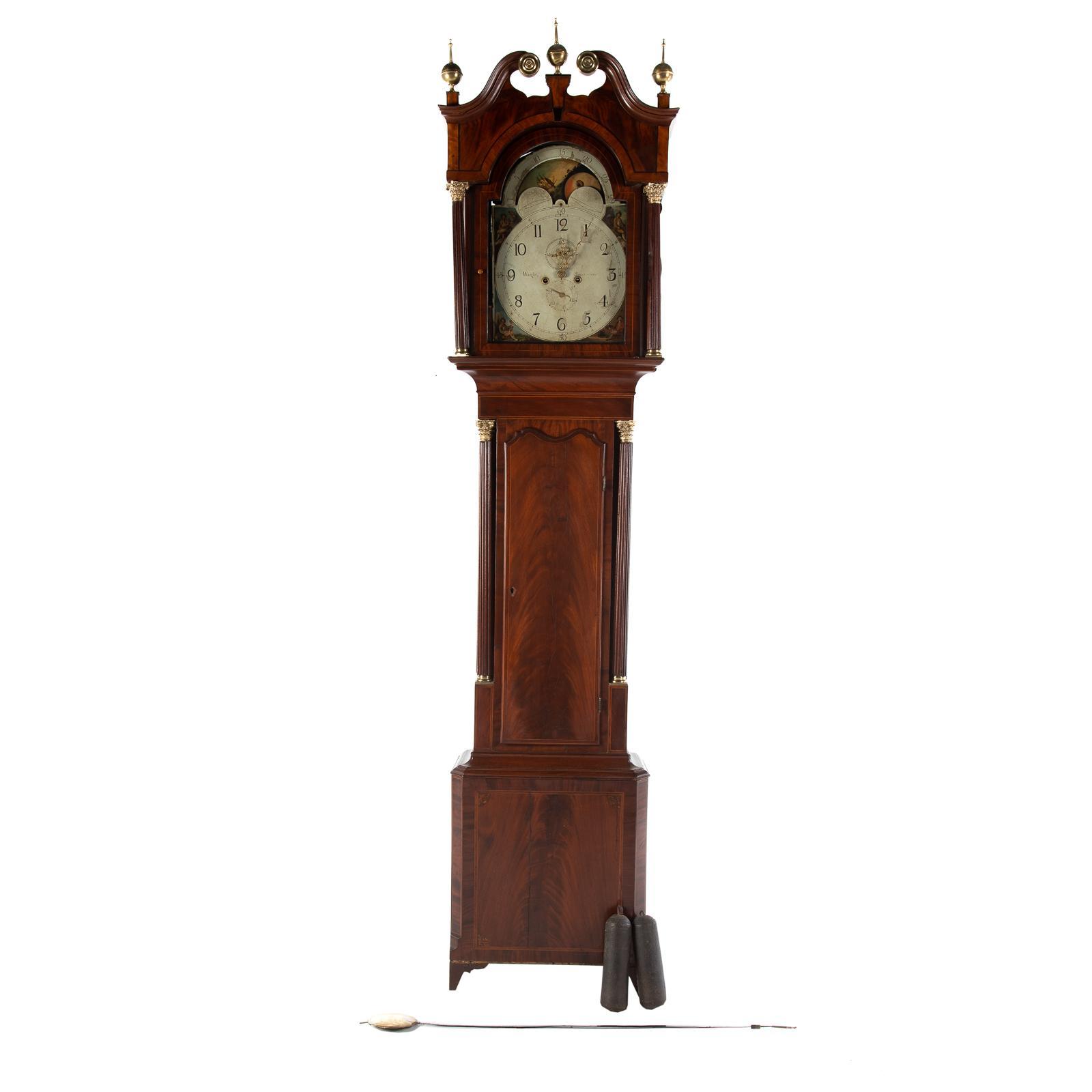 George III Mahogany Tall Case Clock - Salisbury & Manus