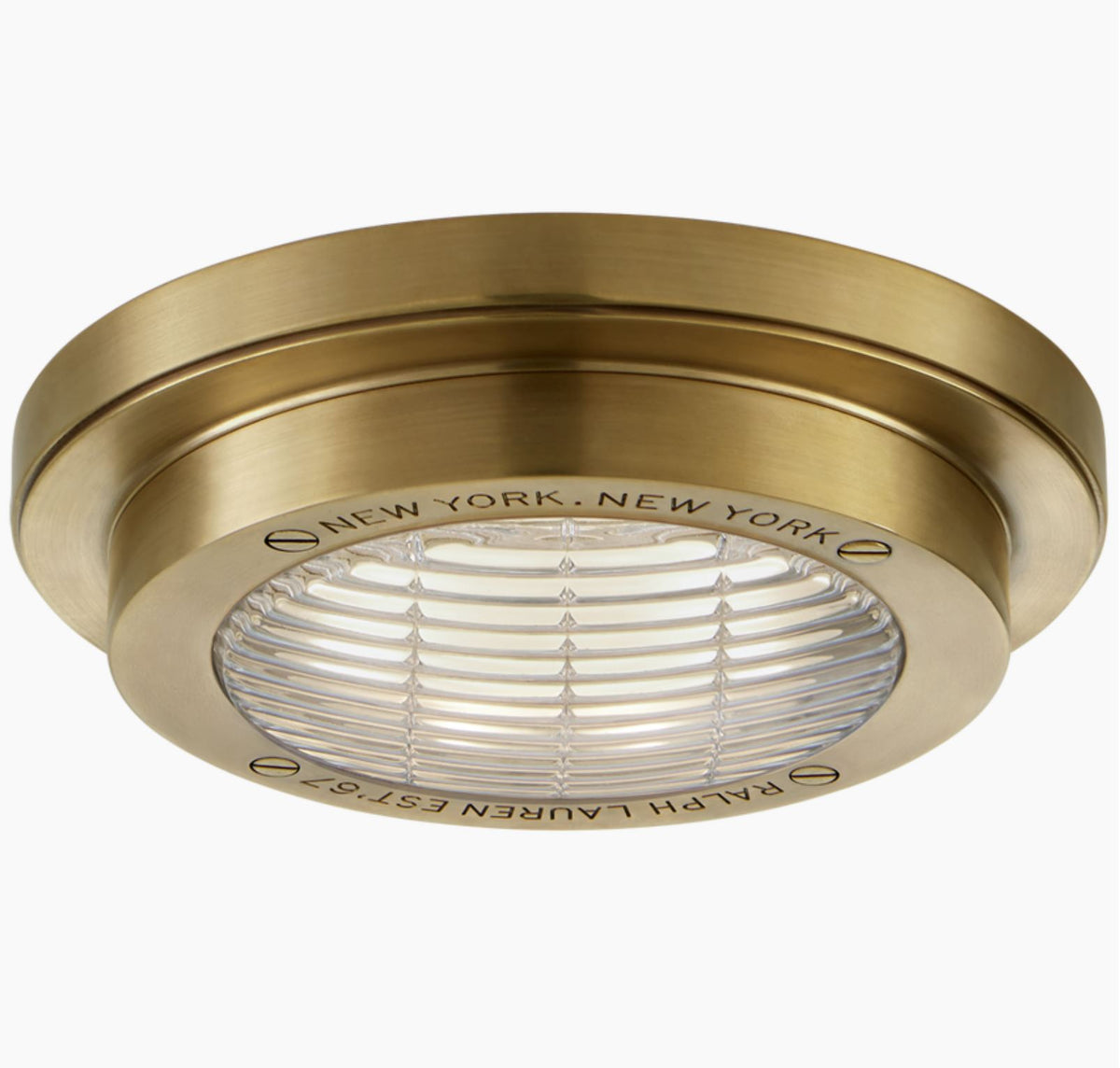 Grant 4.5" Solitaire Flush Mount