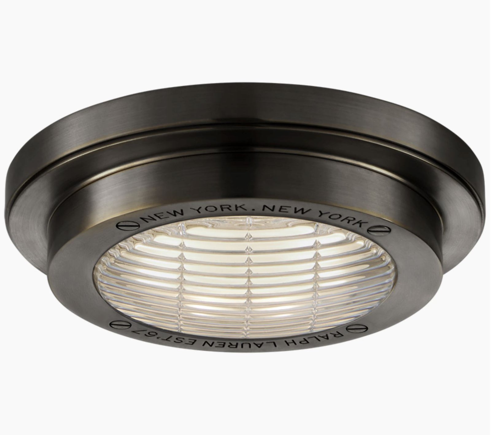 Grant 6.25" Solitaire Flush Mount