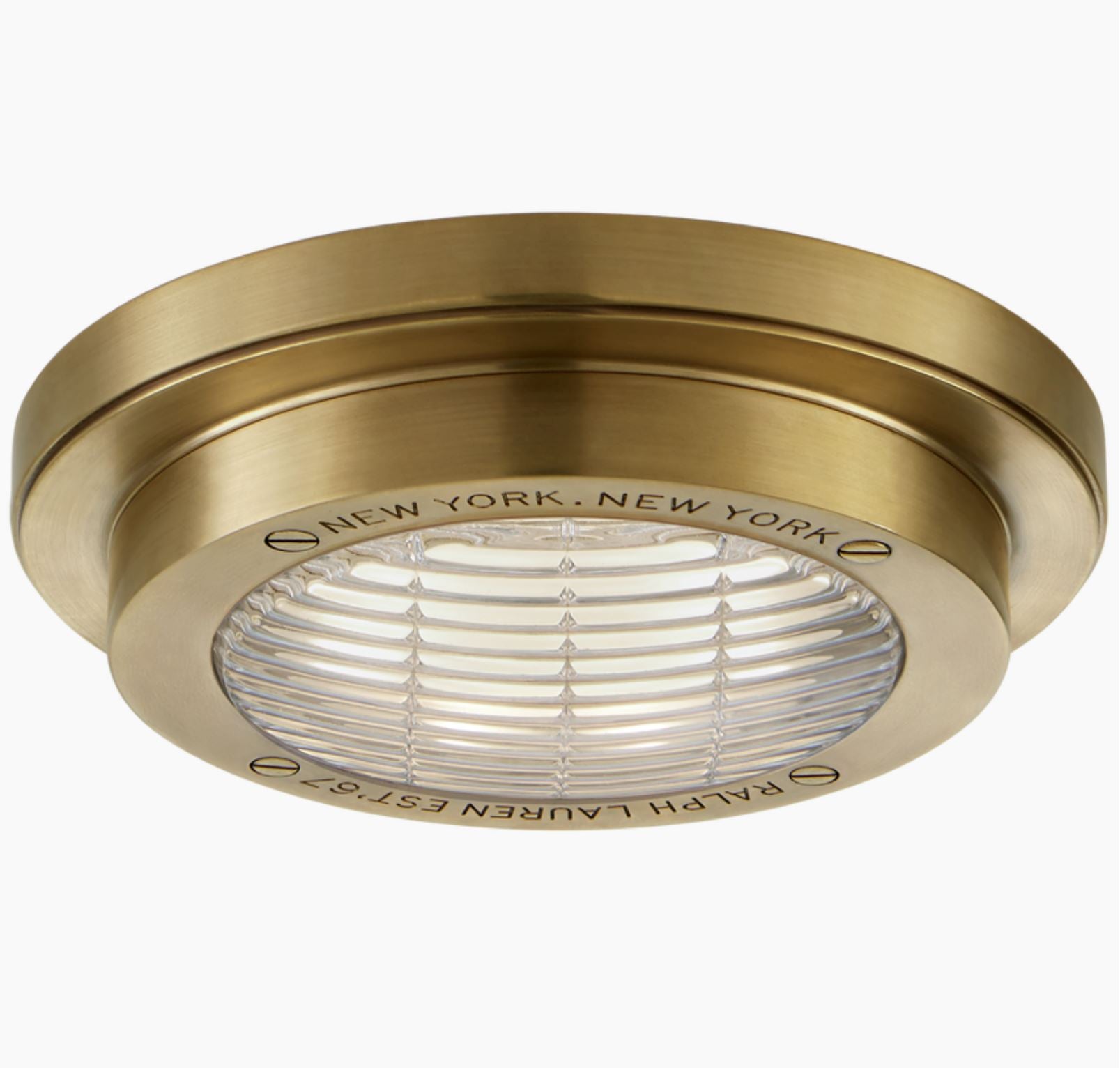 Grant 6.25" Solitaire Flush Mount