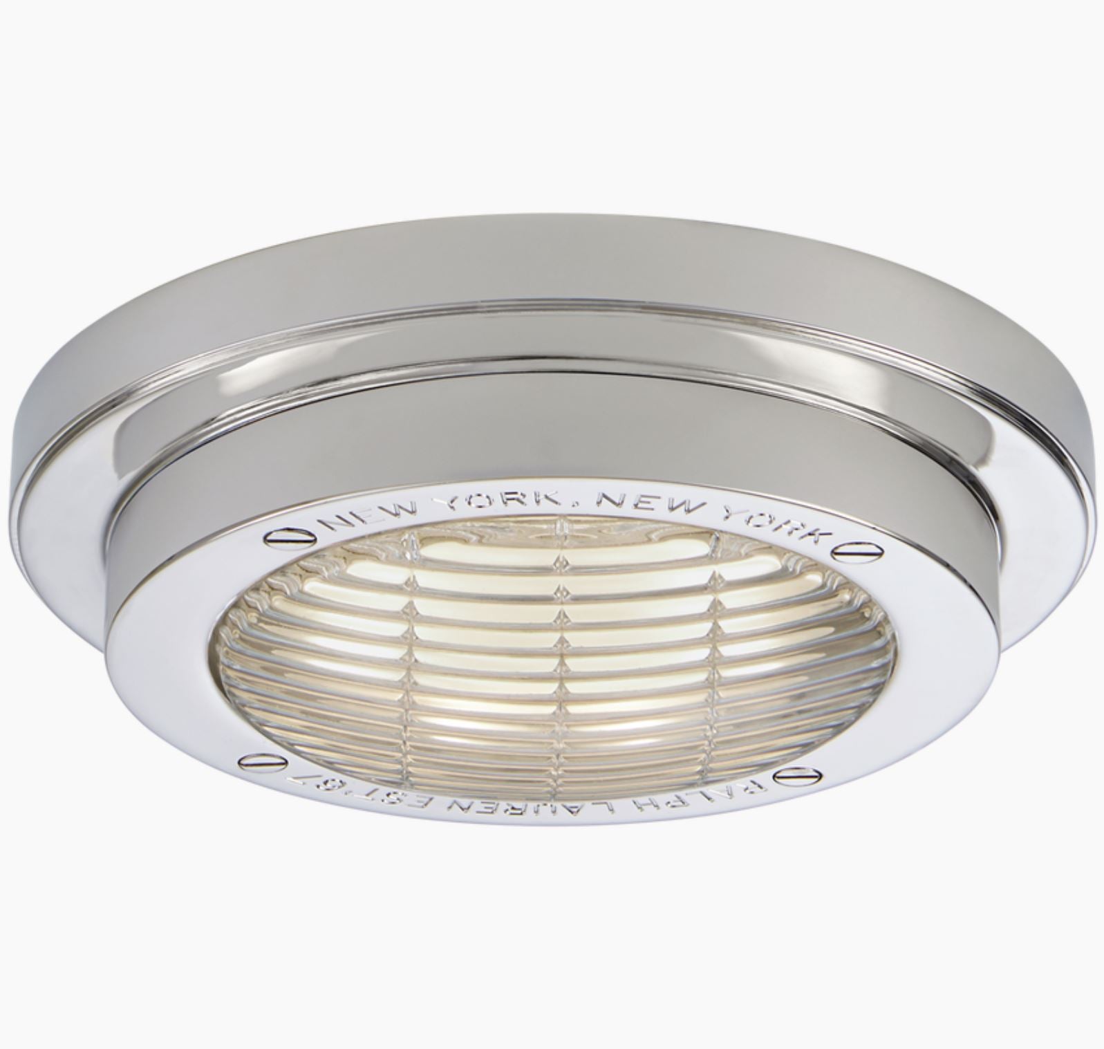Grant 6.25" Solitaire Flush Mount