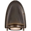 Grant Small Sconce in Bronze with Industrial Prismatic Glass - Salisbury & Manus