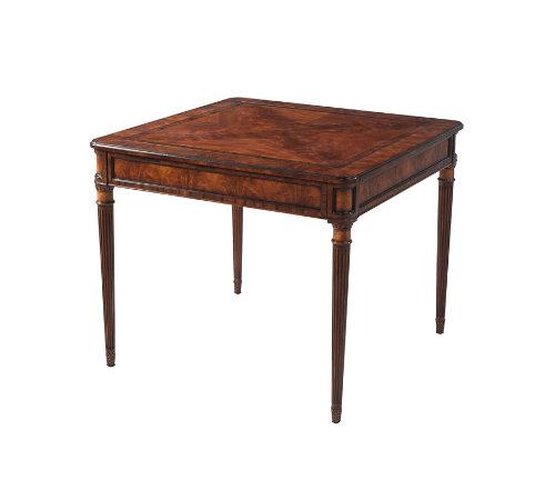 Hallingbury Walnut Games Table - Salisbury & Manus