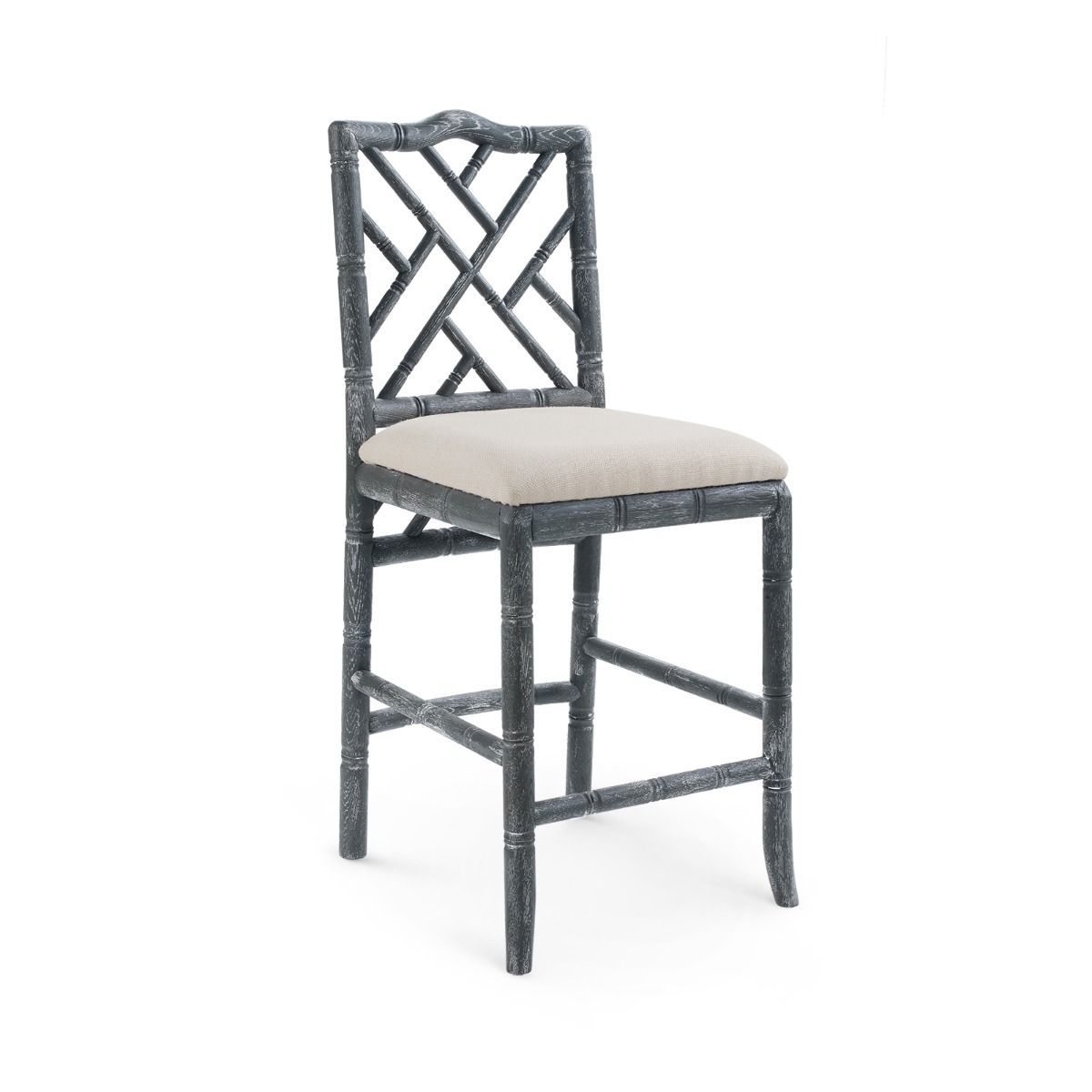 HAMPTON COUNTER STOOL, GRAY - Salisbury & Manus