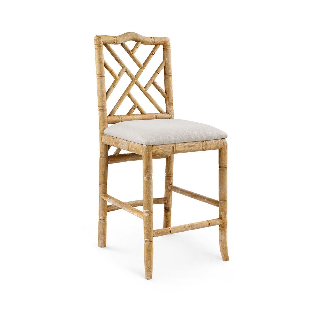HAMPTON COUNTER STOOL, NATURAL - Salisbury & Manus