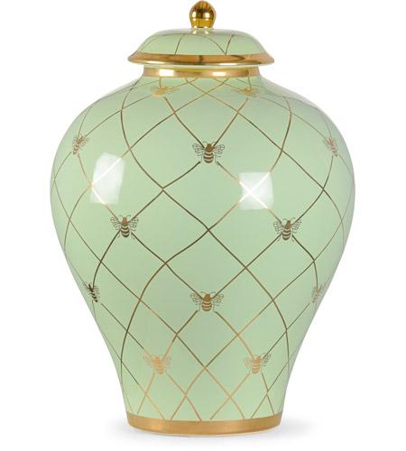 Hand Painted Napoleonic Bee Ginger Jar with Lid - Salisbury & Manus