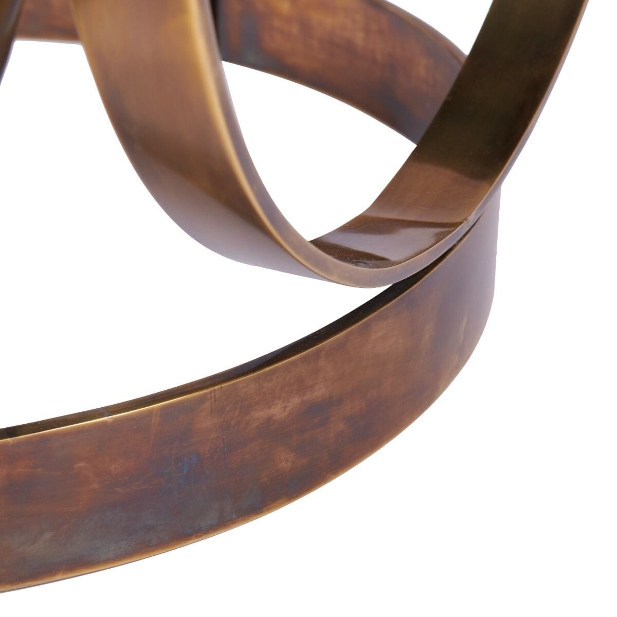 HAWKING SIDE TABLE, ANTIQUE BRASS