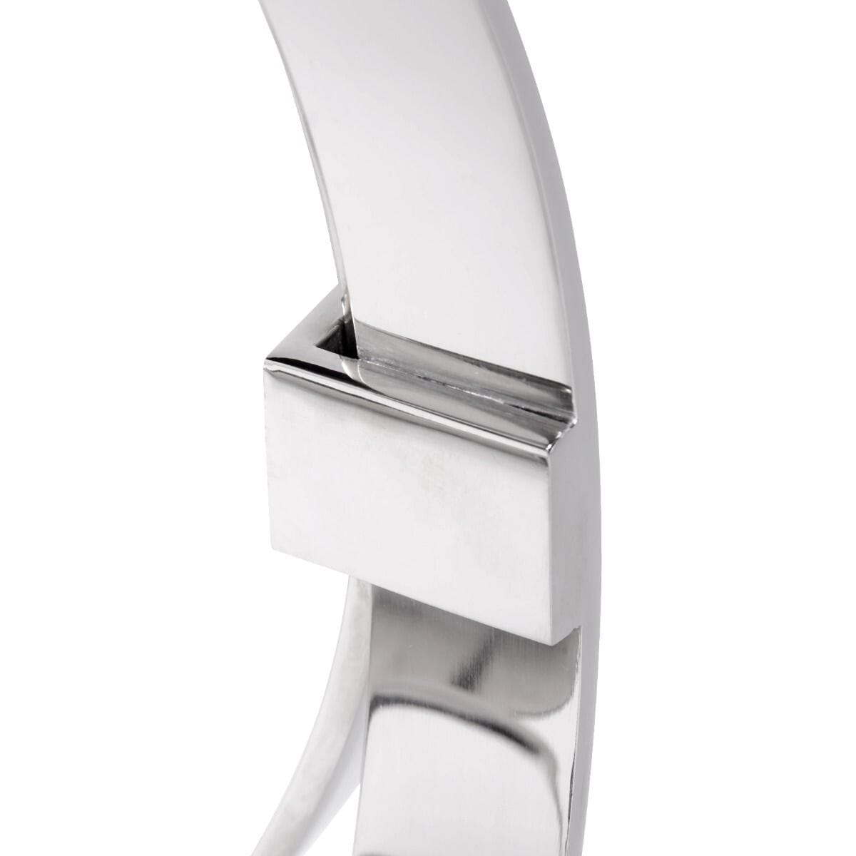 HAWKING SIDE TABLE, POLISHED NICKEL