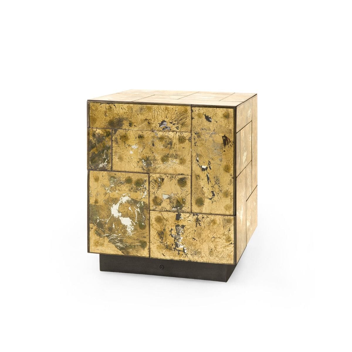 HEATH SIDE TABLE, GOLD LEAF
