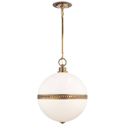 HENDRICKS LARGE GLOBE- NATURAL BRASS - Salisbury & Manus