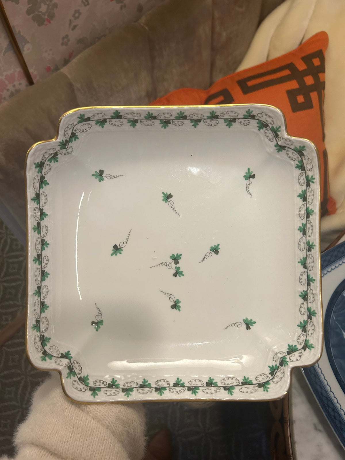 Herend Porcelain Square Serving Dish