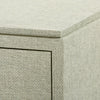 HOLZ 2-DRAWER SIDE TABLE, MOSS GRAY TWEED