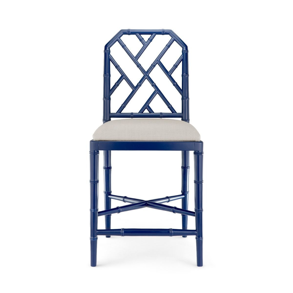 JARDIN COUNTER STOOL, NAVY BLUE - Salisbury & Manus