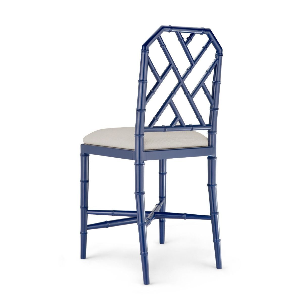 JARDIN COUNTER STOOL, NAVY BLUE - Salisbury & Manus