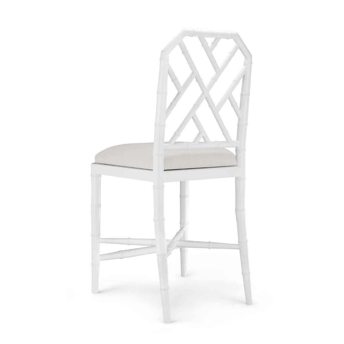 JARDIN COUNTER STOOL, WHITE - Salisbury & Manus