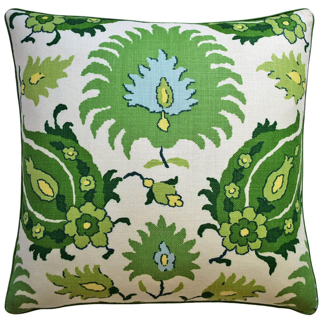 Kashmiri Pillow (Leaf/Aloe)