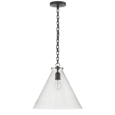 KATIE CONICAL- BRONZE W/ CLEAR GLASS - Salisbury & Manus