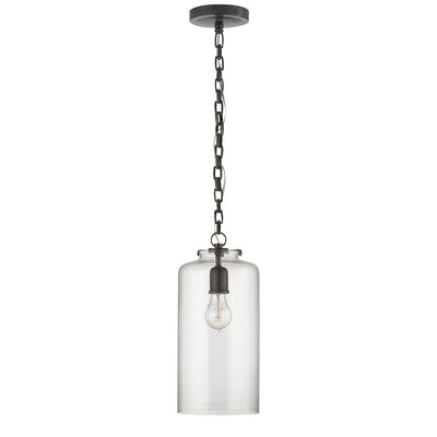 KATIE CYLINDER- BRONZE W/ CLEAR GLASS - Salisbury & Manus