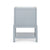 KIMONO 2-DRAWER SIDE TABLE, GLOSS STONE GRAY