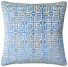 Labyrinth Velvet Pillow (Blue)