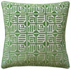 Labyrinth Velvet Pillow (Emerald)