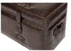 Laramie Leather Trunk Bench - Salisbury & Manus