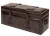 Laramie Leather Trunk Bench - Salisbury & Manus