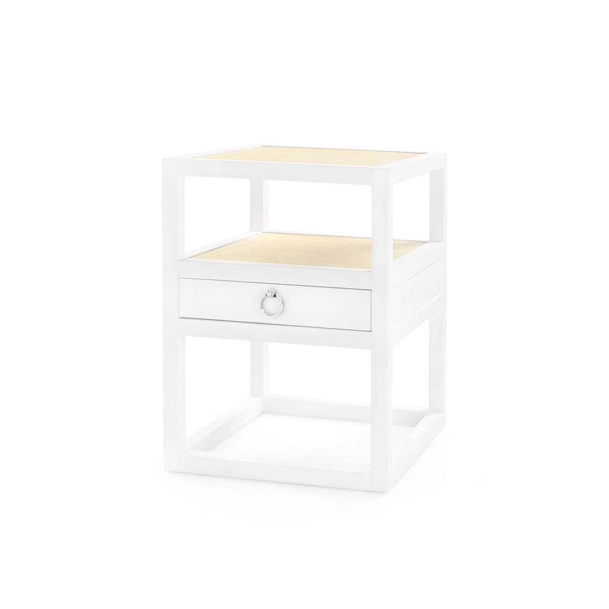 LAUREN 1-DRAWER SIDE TABLE, VANILLA