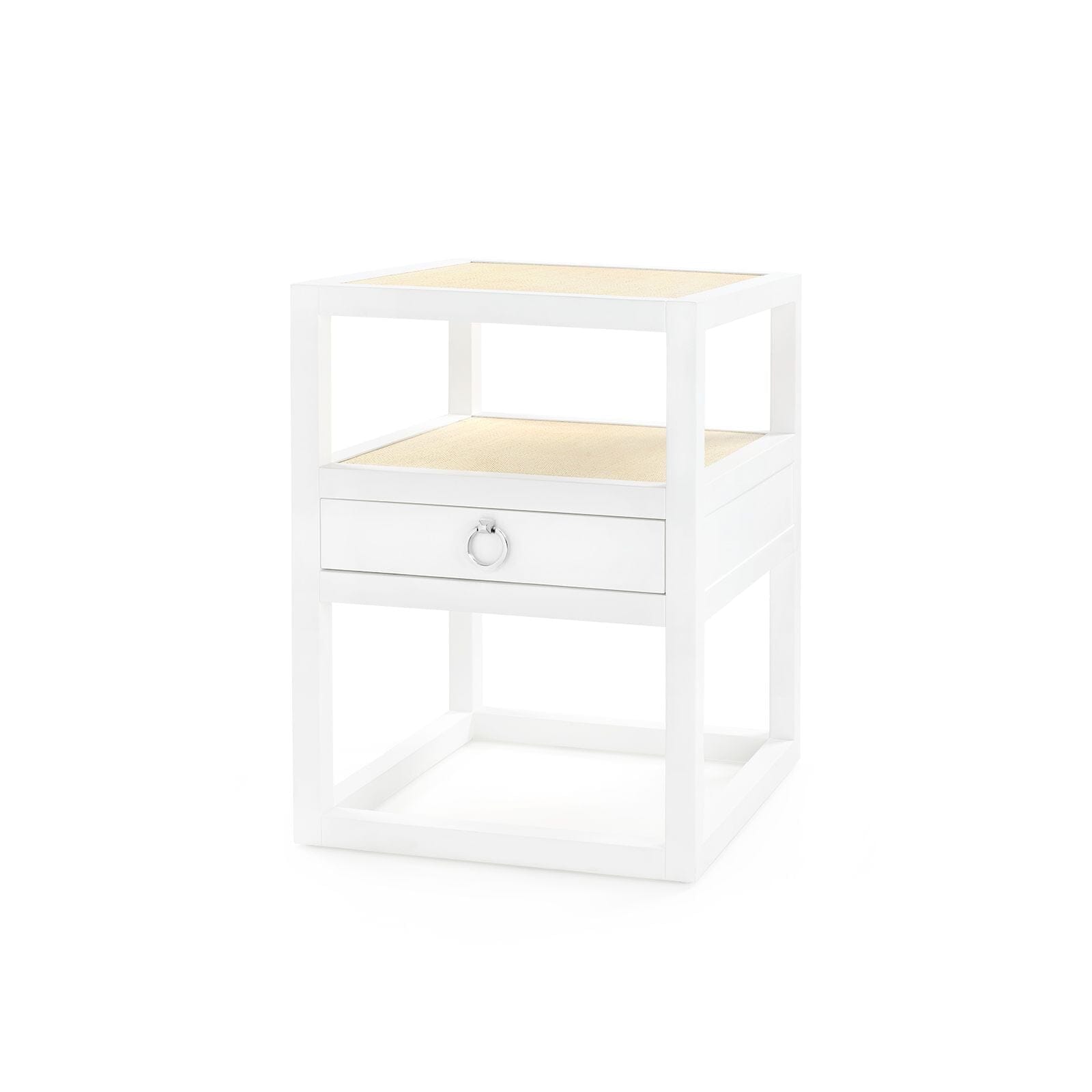 LAUREN 1-DRAWER SIDE TABLE, VANILLA
