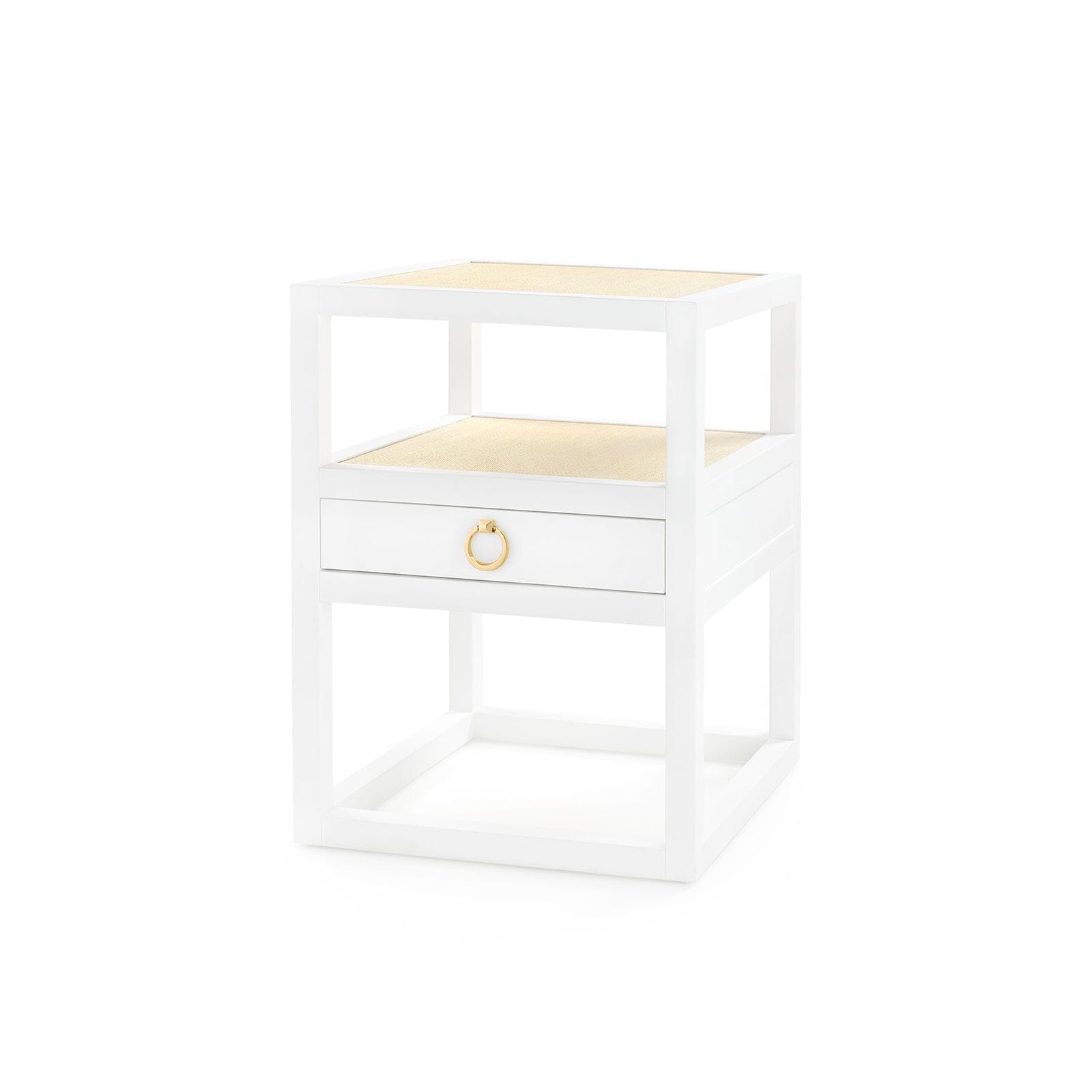 LAUREN 1-DRAWER SIDE TABLE, VANILLA