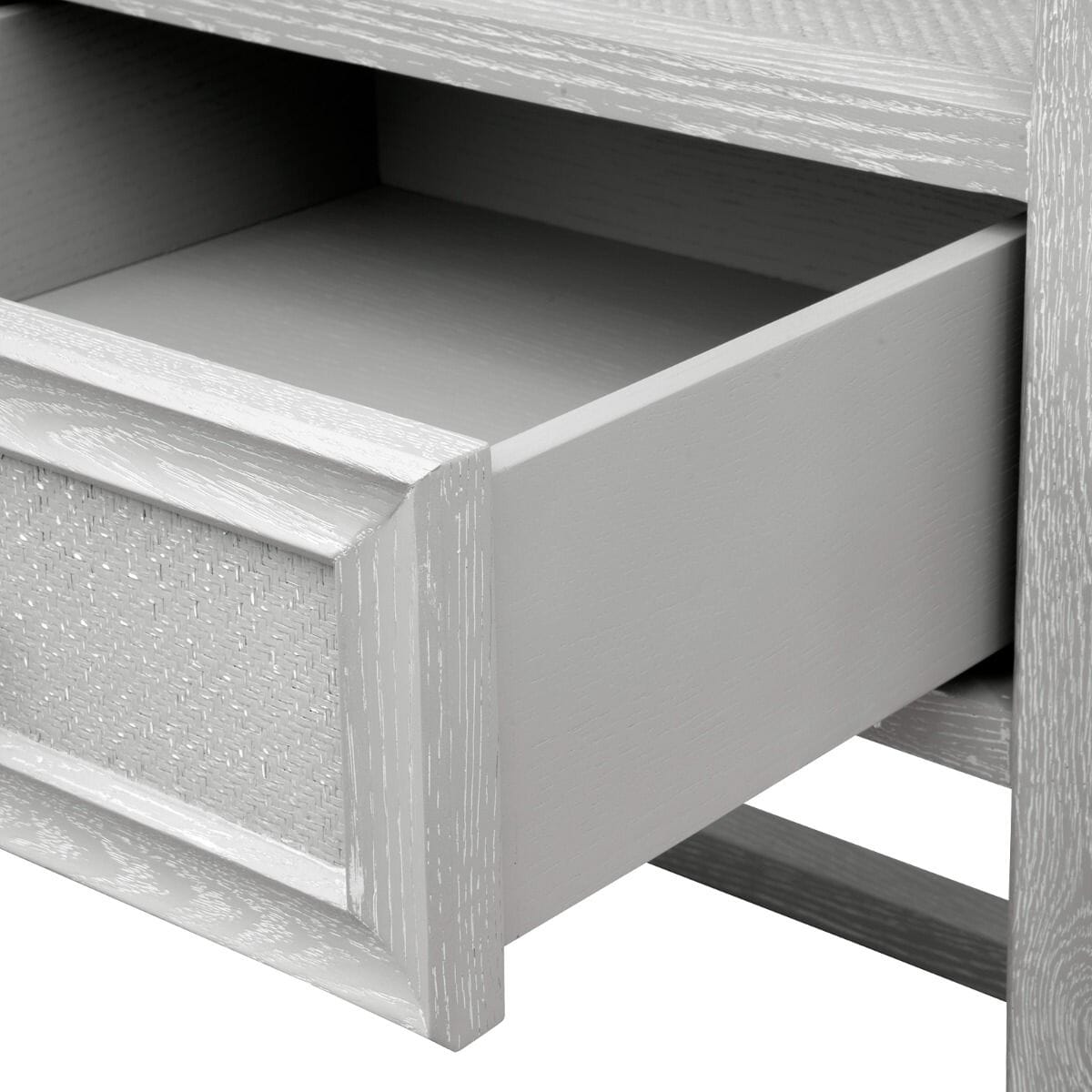 LEIGH 1-DRAWER SIDE TABLE, SOFT GRAY