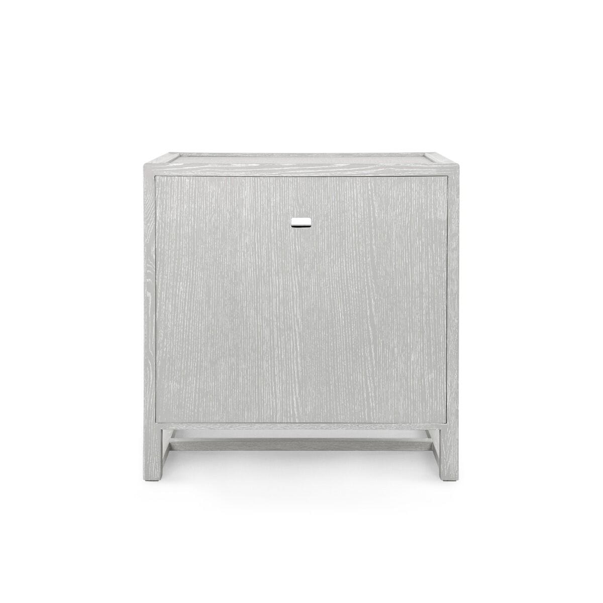 LEIGH 2-DRAWER SIDE TABLE, SOFT GRAY