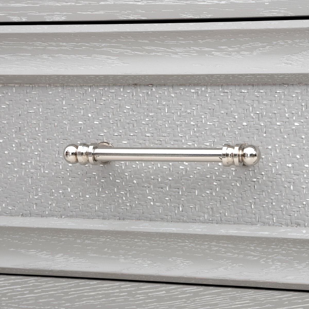 LEIGH 2-DRAWER SIDE TABLE, SOFT GRAY