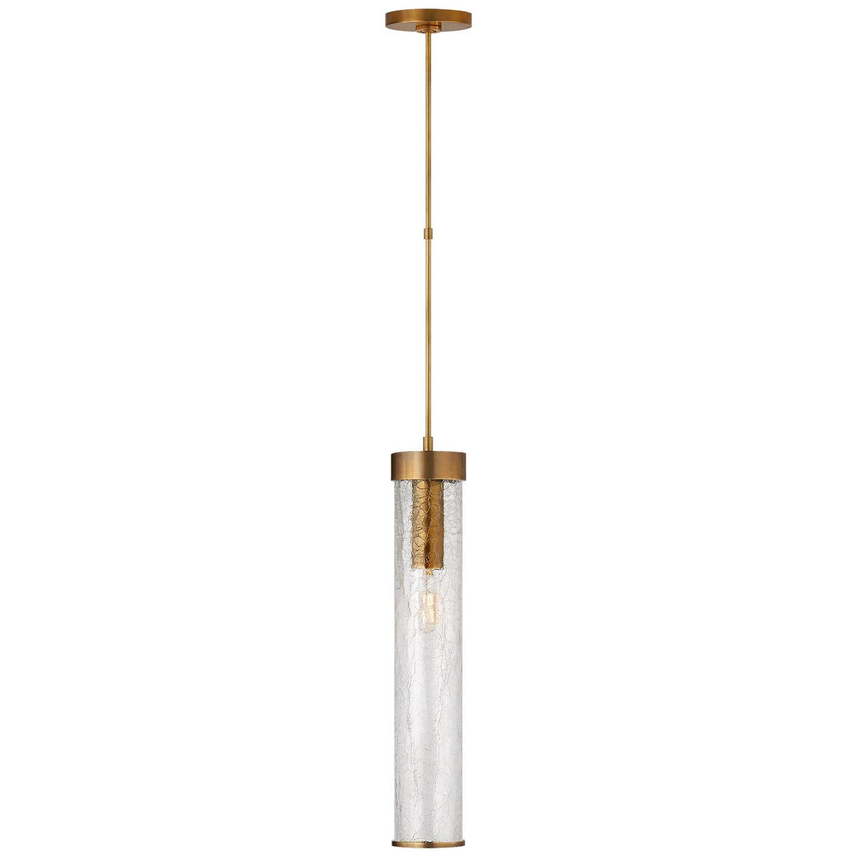 LIAISON- ANTIQUE-BURNISHED BRASS W/ CRACKLE GLASS - Salisbury &amp; Manus