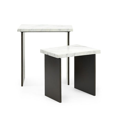 LINDA SIDE TABLE, DARK BRONZE FINISH