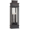 Linear Large Wall Lantern in Bronze with Clear Glass - Salisbury & Manus