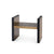 LOKI BENCH, ANTIQUE BRASS AND DARK BRONZE
