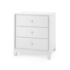 LOMBARDY 1-DRAWER SIDE TABLE, CHIFFON WHITE
