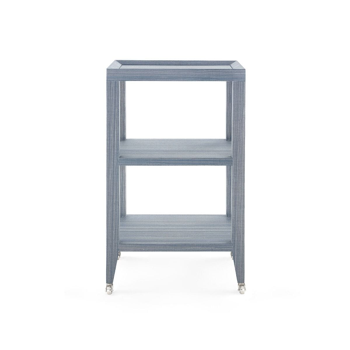 LUTHER SIDE TABLE, COLONIAL BLUE SHIMMER