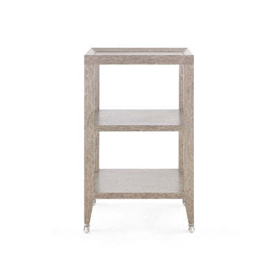 LUTHER SIDE TABLE, TAUPE GRAY